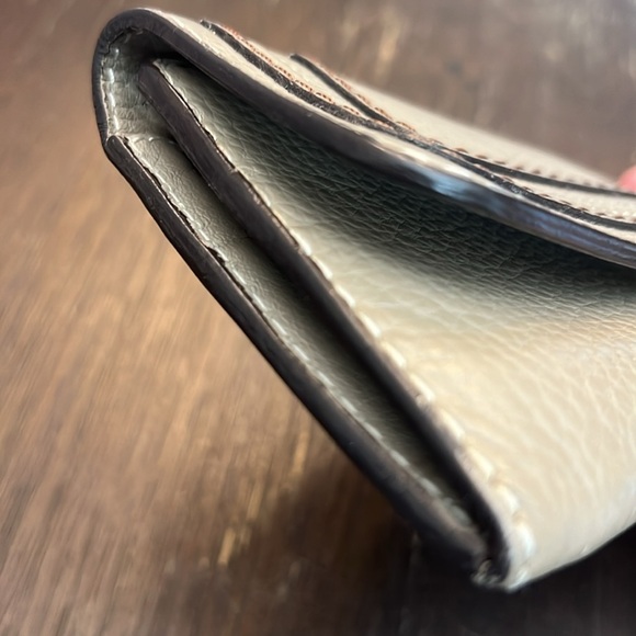 Pre-loved Authentic Chloé Marcie Long Leather Wallet - Dove Gray - Picture 4 of 11